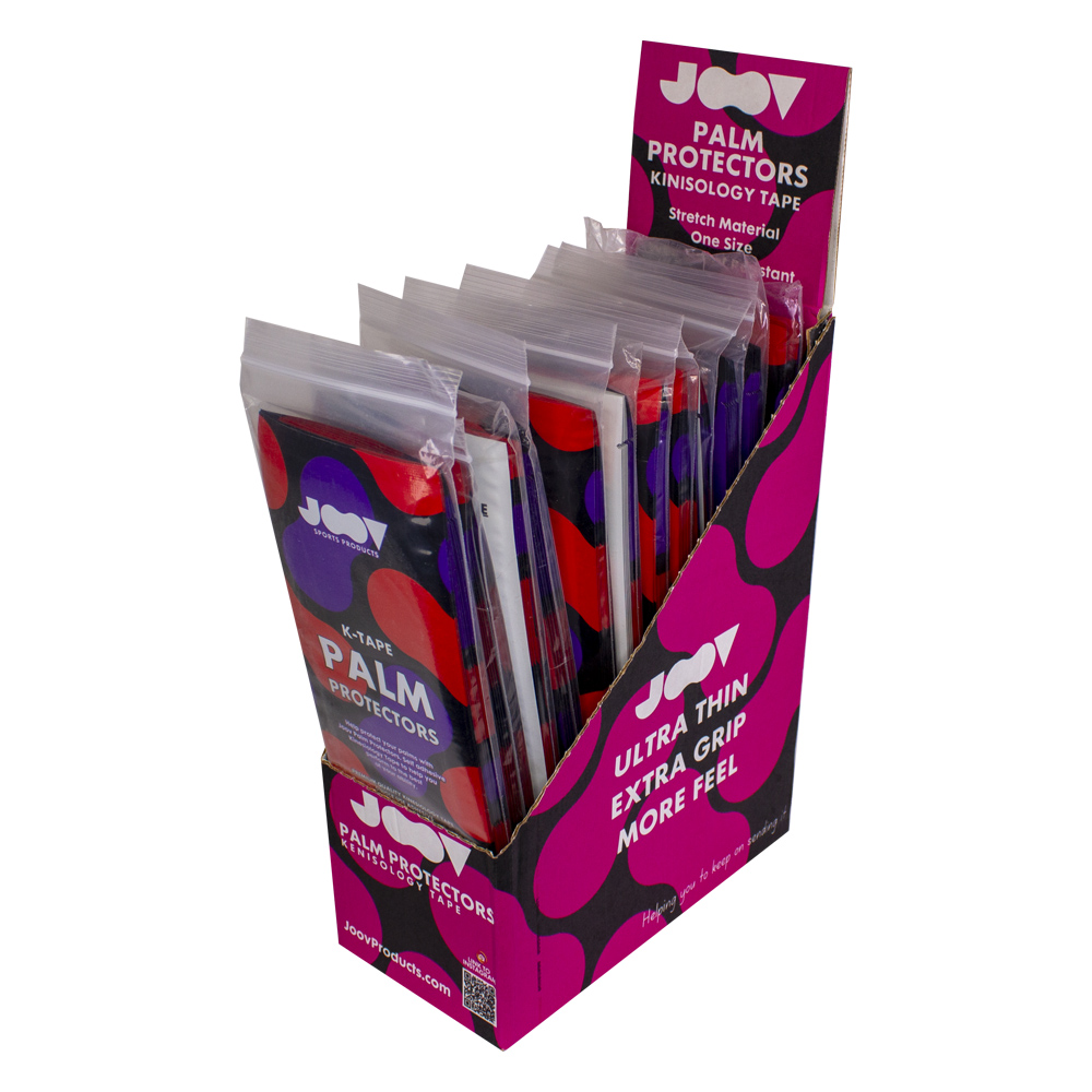 JOOV PALM PROTECTORS  -  COUNTER DISPLAY BOX, 12 X 10 PAIRS